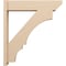 Ekena Millwork 8-in W x 36-in D x 40-in H Balboa Slat Rough Cedar Woodgrain TimberThane Outlooker, Primed Tan OUTUR080X36X40BOA24RCPR - alternate 6